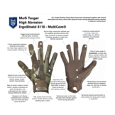 TARGET 8110 High Abrasion ErgoShield Gloves (Multicam)
