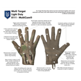 MoG - Masters of Gloves 8111M - TARGET Light Duty Gloves (MultiCam)