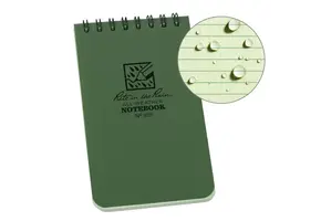Top Spiral Notebook 3x5'' (Green)