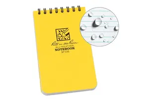 Top Spiral Notebook 3x5'' (Yellow)