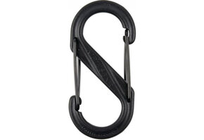 S-Biner Plastic Dual Carabiner #2  (Black)