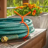 Gear Tie Reusable Rubber Twist Tie 18 in. - 2 Pack - (Black)