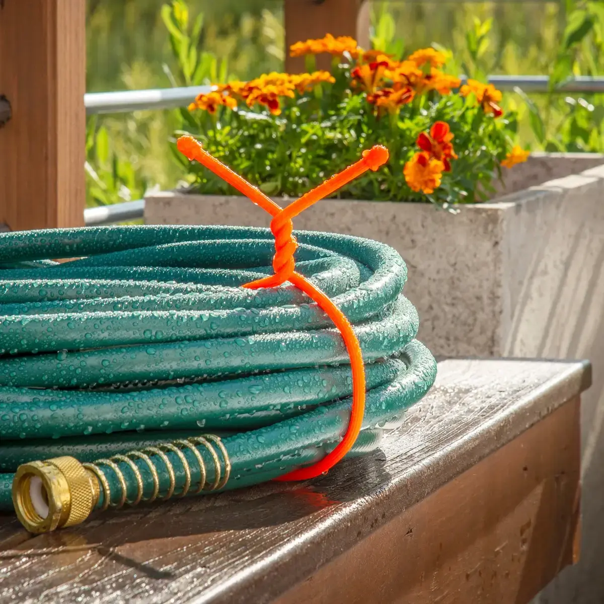 Gear Tie Reusable Rubber Twist Tie 18 in. - 2 Pack - (Black)