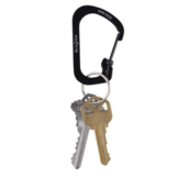 SlideLock Carabiner Stainless Steel #2 (Black)