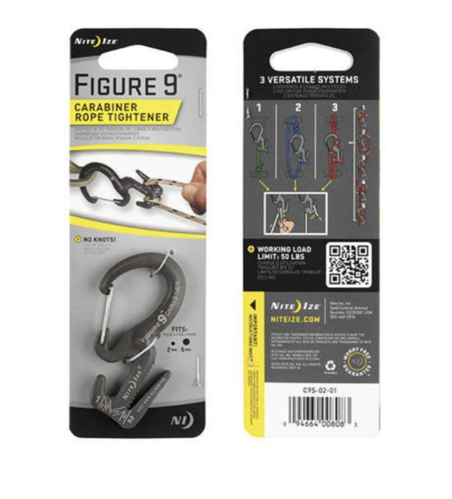 Figure 9 Carabiner Rope Tightener - Small - Black