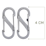 S-Biner Stainless Steel Dual Carabiner #1 - 2 Pack - Stainless
