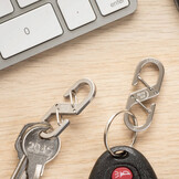 Z-Series Double Snap Hook - 2 pcs - Steel (Silver)