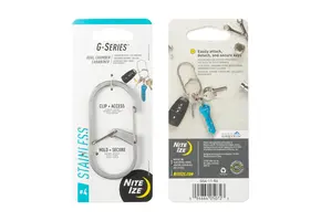 G-Series Dual Chamber Carabiner #4 - Stainless Steel