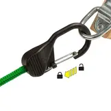 SlideLock Carabiner Bungee - 36 in. (Blue)