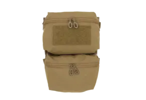 Back Panel Double Pouch (Coyote Brown)
