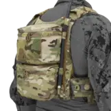 Back Panel Double Pouch (Black)