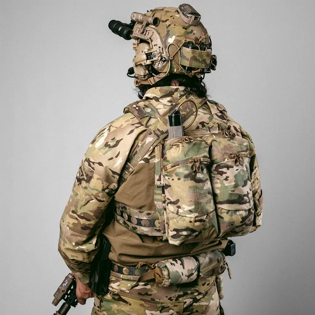 Back Panel MOLLE (Black)