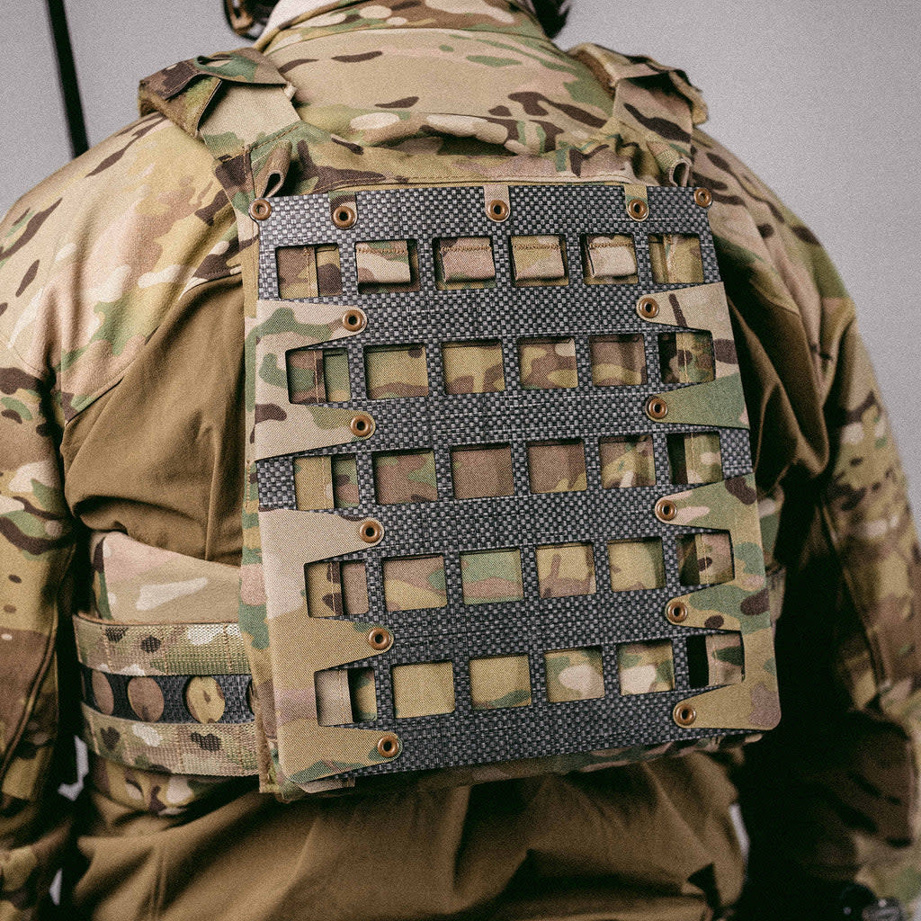 Back Panel MOLLE (Black)