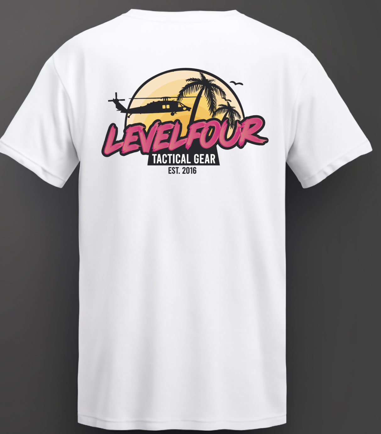 Levelfour Sunset Tee 2024' (Men) - Limited Edition