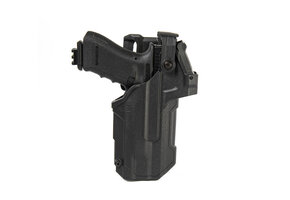 T-Series Level 3 Duty Light-Bearing Red Dot Sight Holster for Glock 17/19/45 w/TLR-1&2