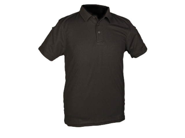 Quick-Dry Tactical Polo  (Black)