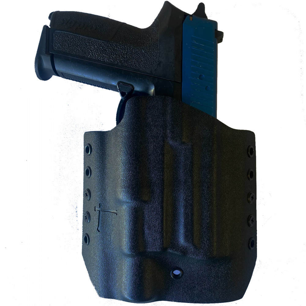 OWB Kydex PLP Holster S&W M&P9 + TLR-1 (Black)