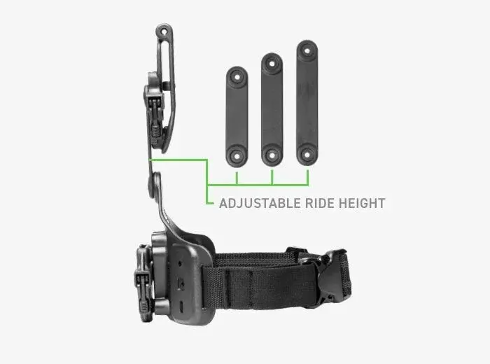 Rapid Force Dynamic Drop Leg w/Standard Strap (Black)