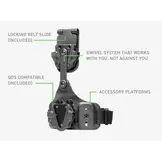 Rapid Force Dynamic Drop Leg w/Standard Strap (Black)