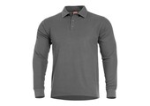 Aniketos Long Polo T-Shirt (Wolf Grey)