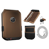 LifePod Humidor 2.0 - Biometric and Bluetooth (Covert Black)