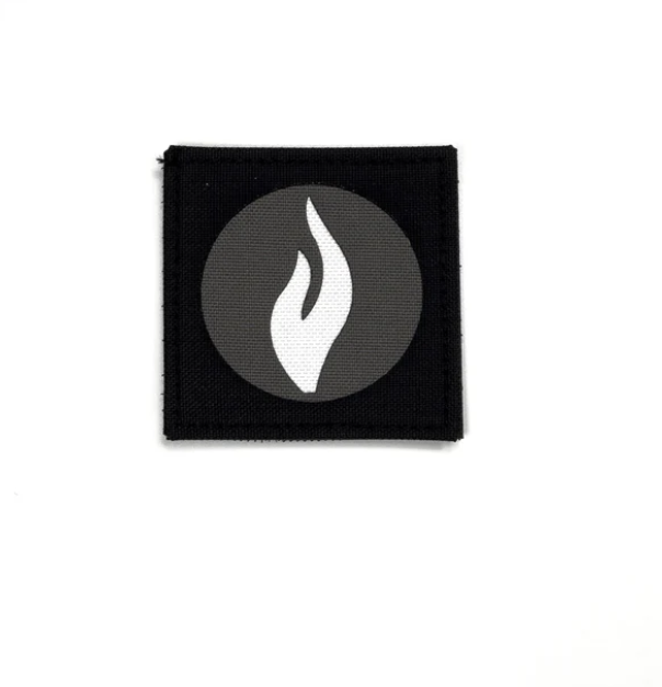 Belgian Police Logo Patch (Black/Grey/White)