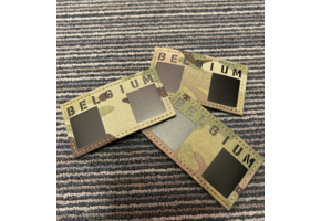 Belgium Patch Laser Cut (Multicam)