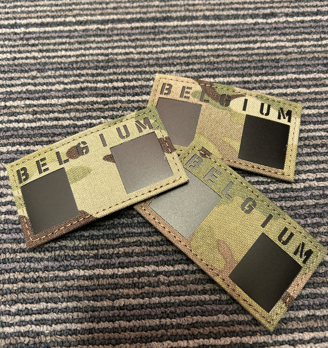 Belgium Patch Laser Cut (Multicam)