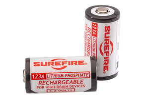 SFLFP123 Lithium Iron Phosphate Rechargeable Batteries & Charger