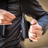 Radio Pouch Velcro System (Black)