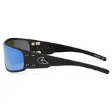 Magnum OPz (Optimized Polarized) Glasses Black Cerakote w/ Silver Logo (Blue Mirror OPz)