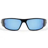 Magnum OPz (Optimized Polarized) Glasses Black Cerakote w/ Silver Logo (Blue Mirror OPz)