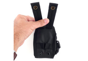 Handcuff Pouch w/Molle and Belt attachments (Black)