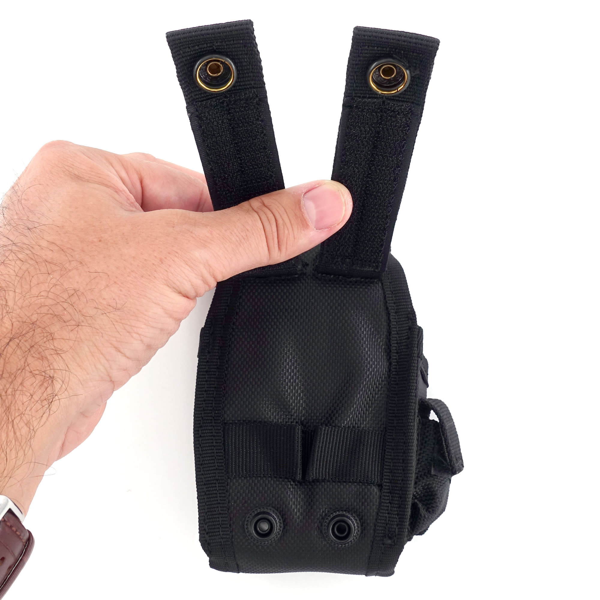 Handcuff Pouch w/Molle and Belt attachments (Black)
