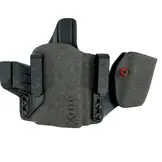 Incog X®Holster G17/19 w/Compact Weapon Light w/Mag Caddy (Grey)