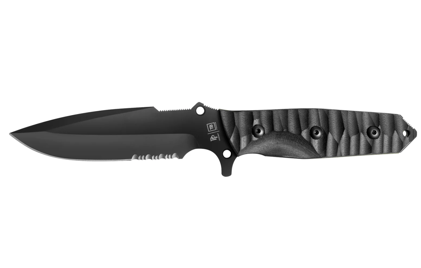 Maraudeur G10 Toxifiée (Black) Serration + Etui Kydex
