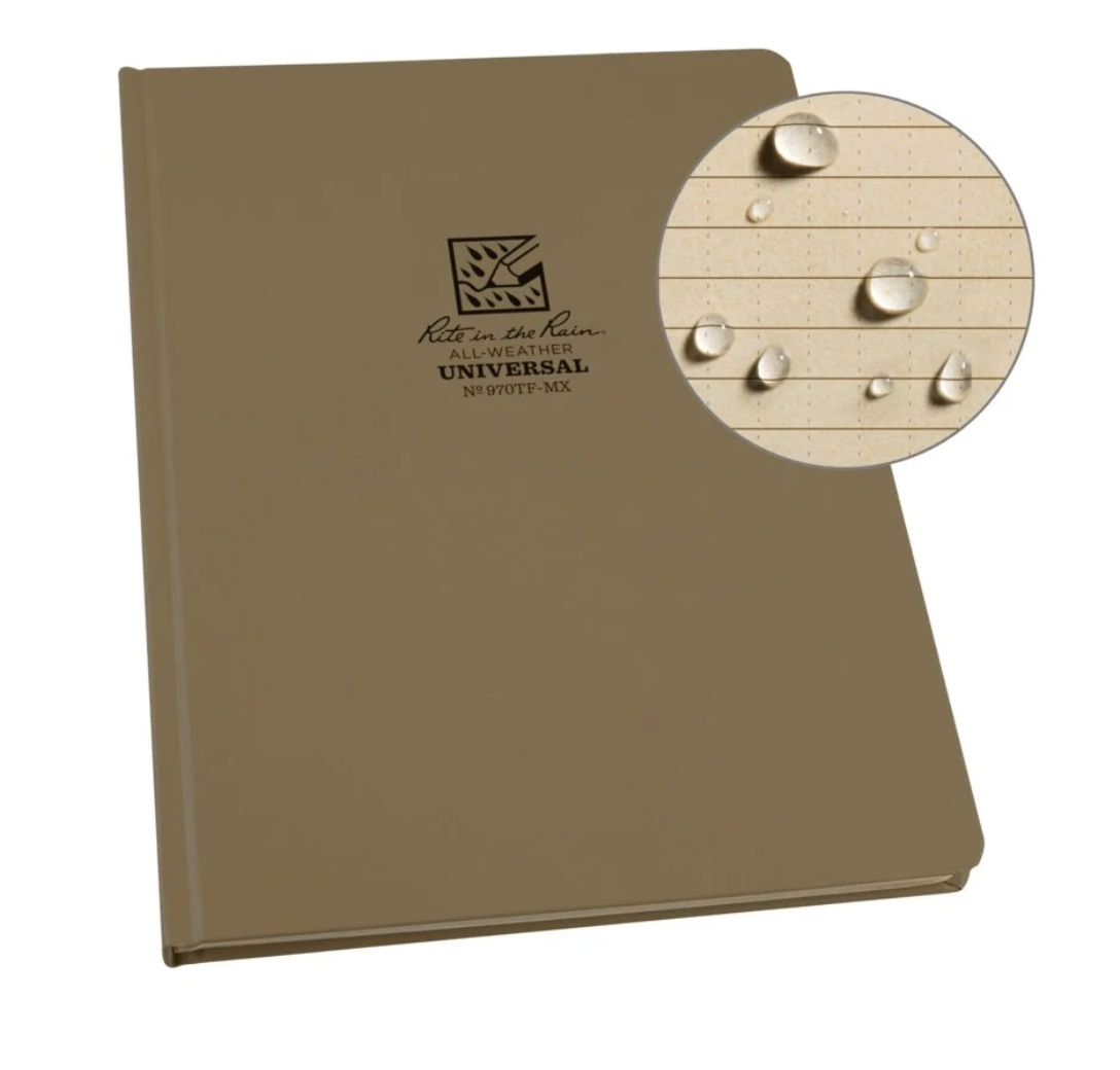 Hard Cover Book (Tan)