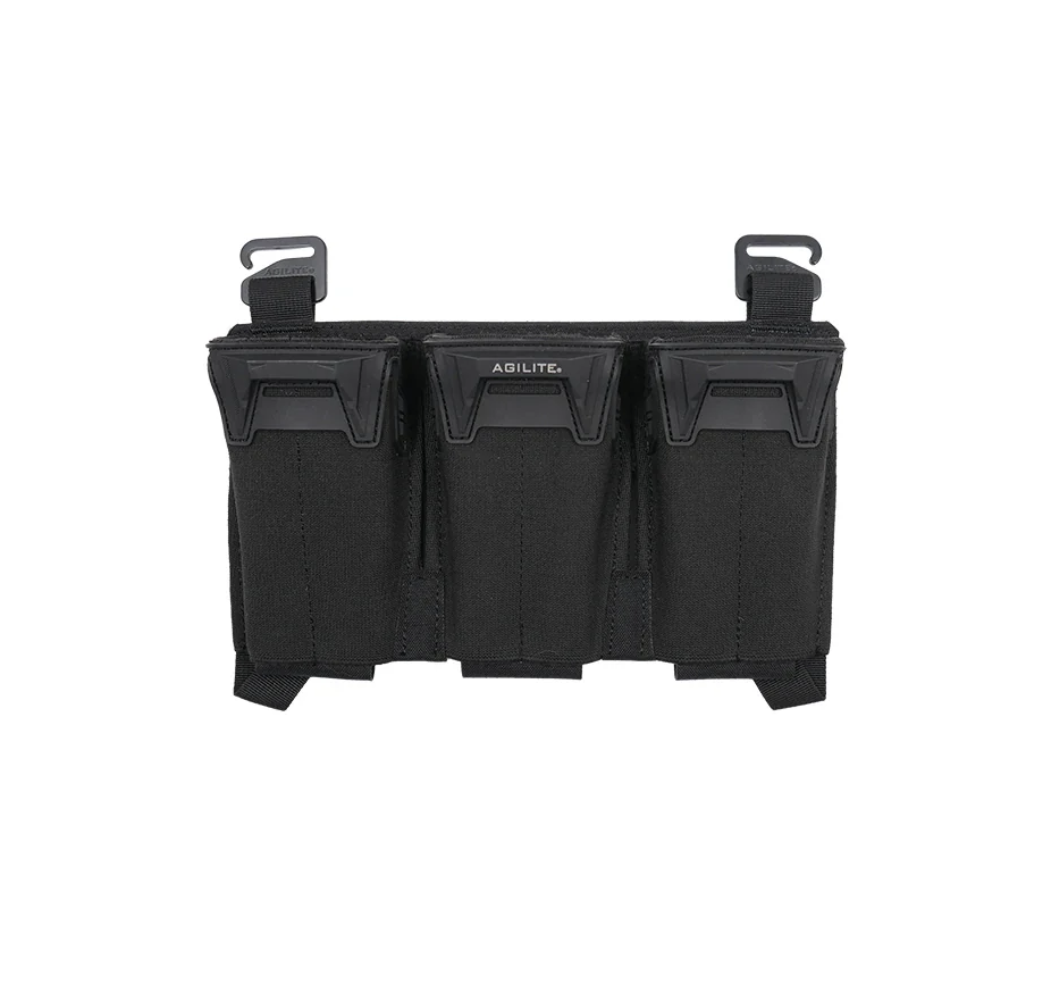 Pincer Placard Multi-Caliber Triple Mag Pouch (Black)
