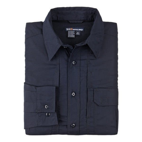 Women Long Sleeve Taclite Shirt (Dark Navy)