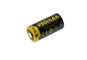 NL169 950mAh Rechargeable RCR123A 16340 Battery