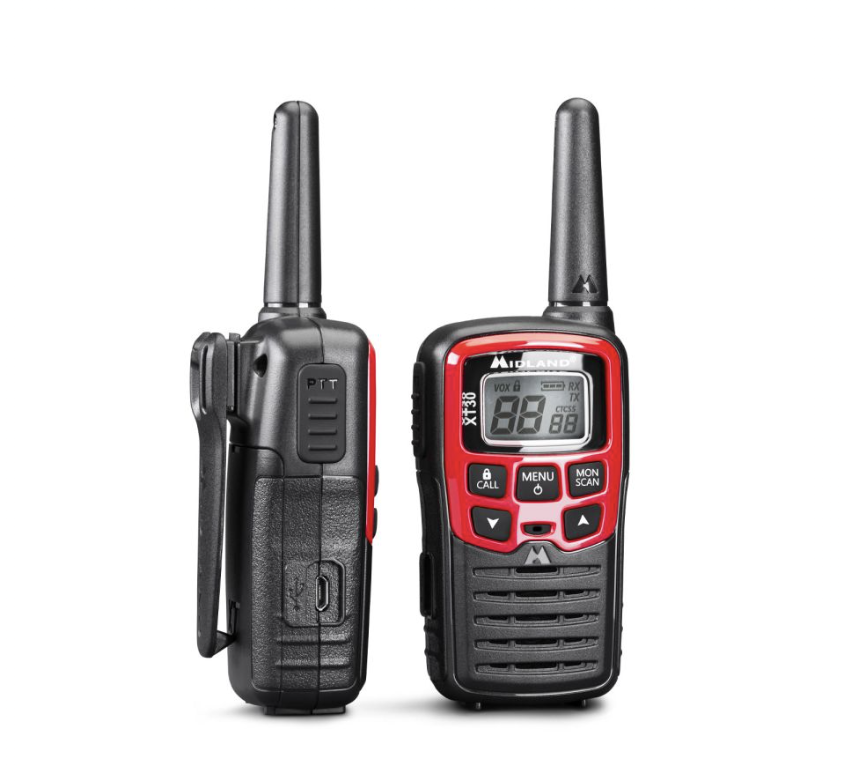 Emergency kit of 2 XT30 walkie-talkies with ER300 radio (EK35)