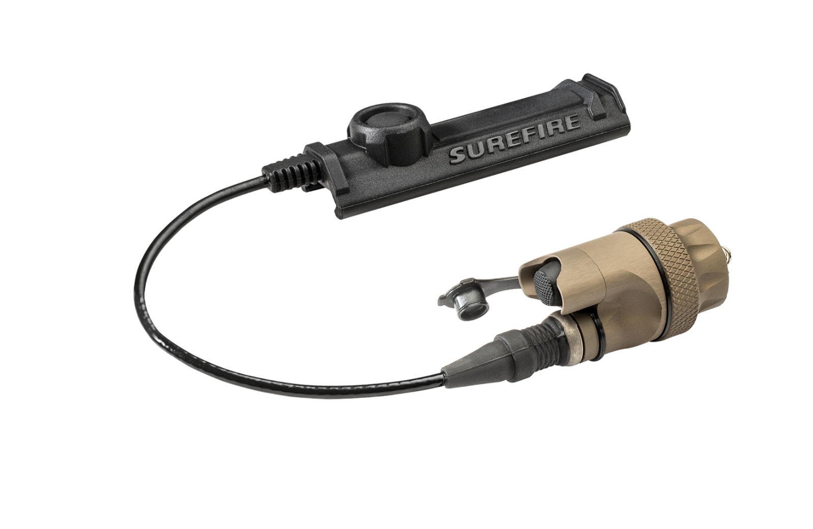 Dual Switchtail Cap For Scoutlight Series w/SR07 Rail Tape Switch (Tan)