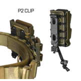 Soft Shell Scorpion Pistol Short Magazine Carrier w/R1,R2 and R3 Clip (Black)