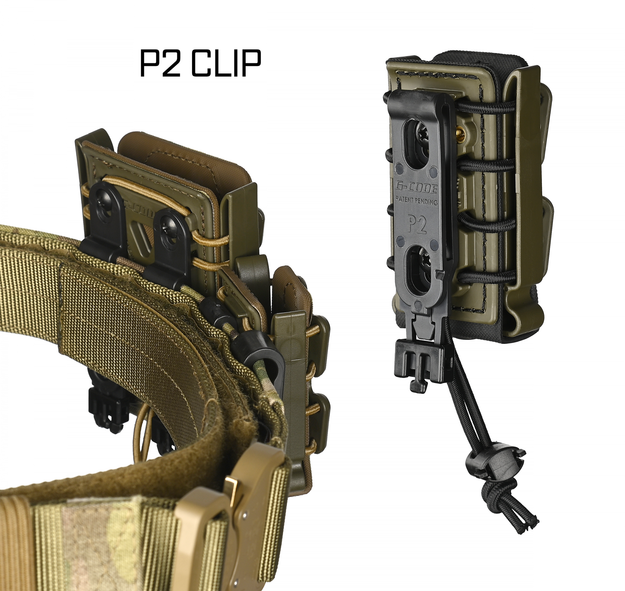 Soft Shell Scorpion Pistol Short Magazine Carrier w/R1,R2 and R3 Clip (Black)