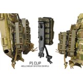 Soft Shell Scorpion Pistol Short Magazine Carrier w/R1,R2 and R3 Clip (Black)