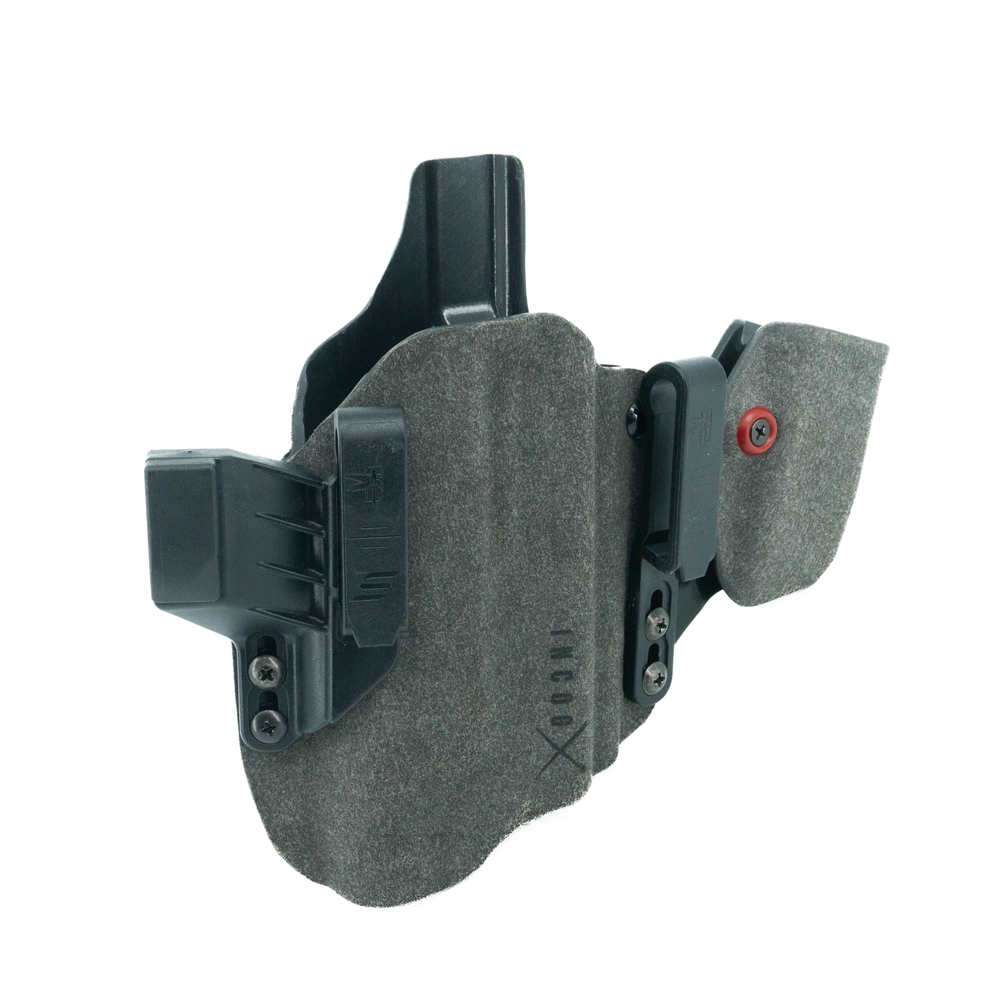 Incog X®Holster G17/19 w/Large Weapon Light w/Mag Caddy (Grey)