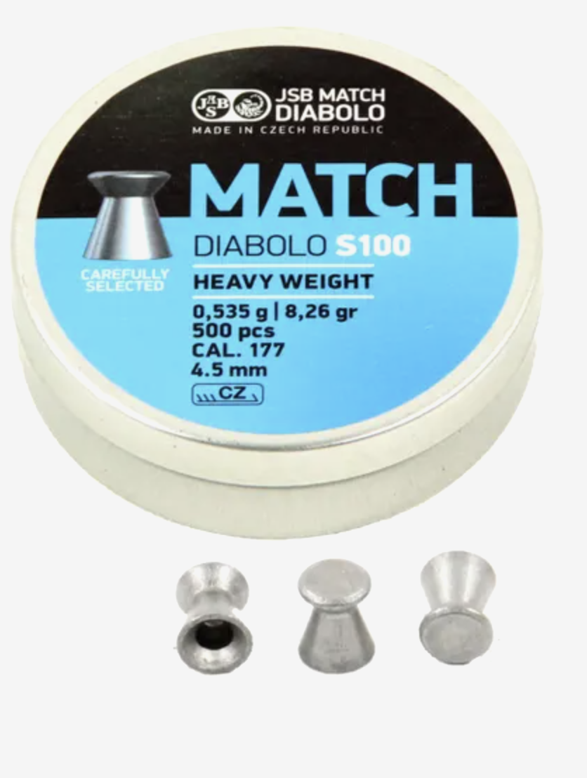 500 PLOMBS JSB MATCH HEAVY WEIGHT - 4.50 MM (0,535 GR) C50