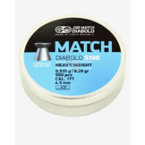 500 PLOMBS JSB MATCH HEAVY WEIGHT - 4.50 MM (0,535 GR) C50
