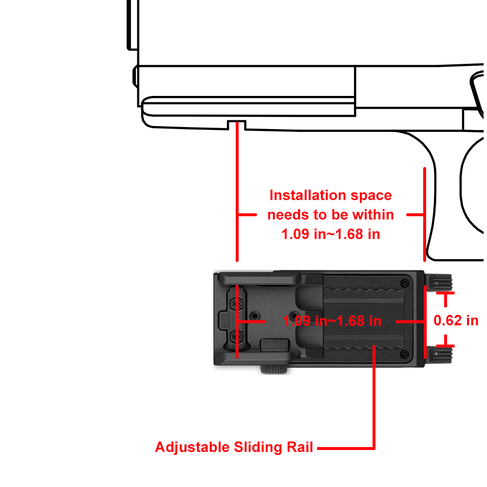 PL-MINI 3 Valkyrie Rail Mounted Light (Black)