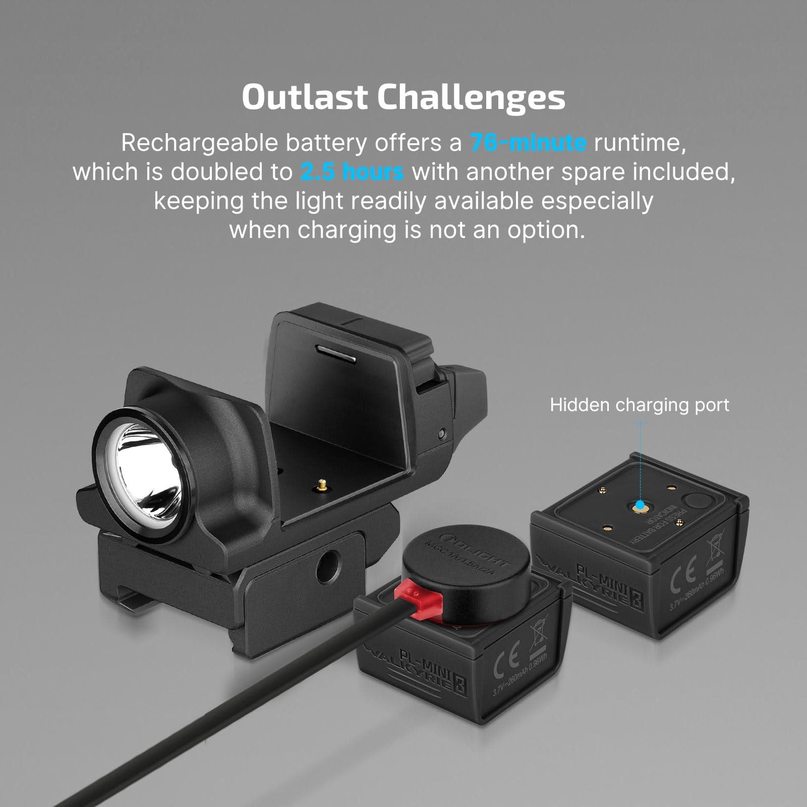 PL-MINI 3 Valkyrie Rail Mounted Light (Black)